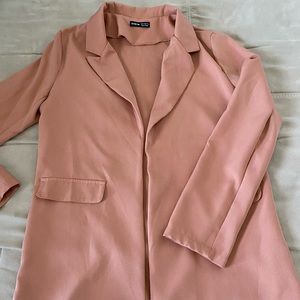 SHEIN salmon blazer